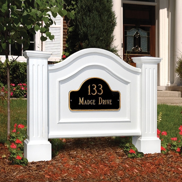 Mayne Nantucket Address Sign - White 5820-W - main
